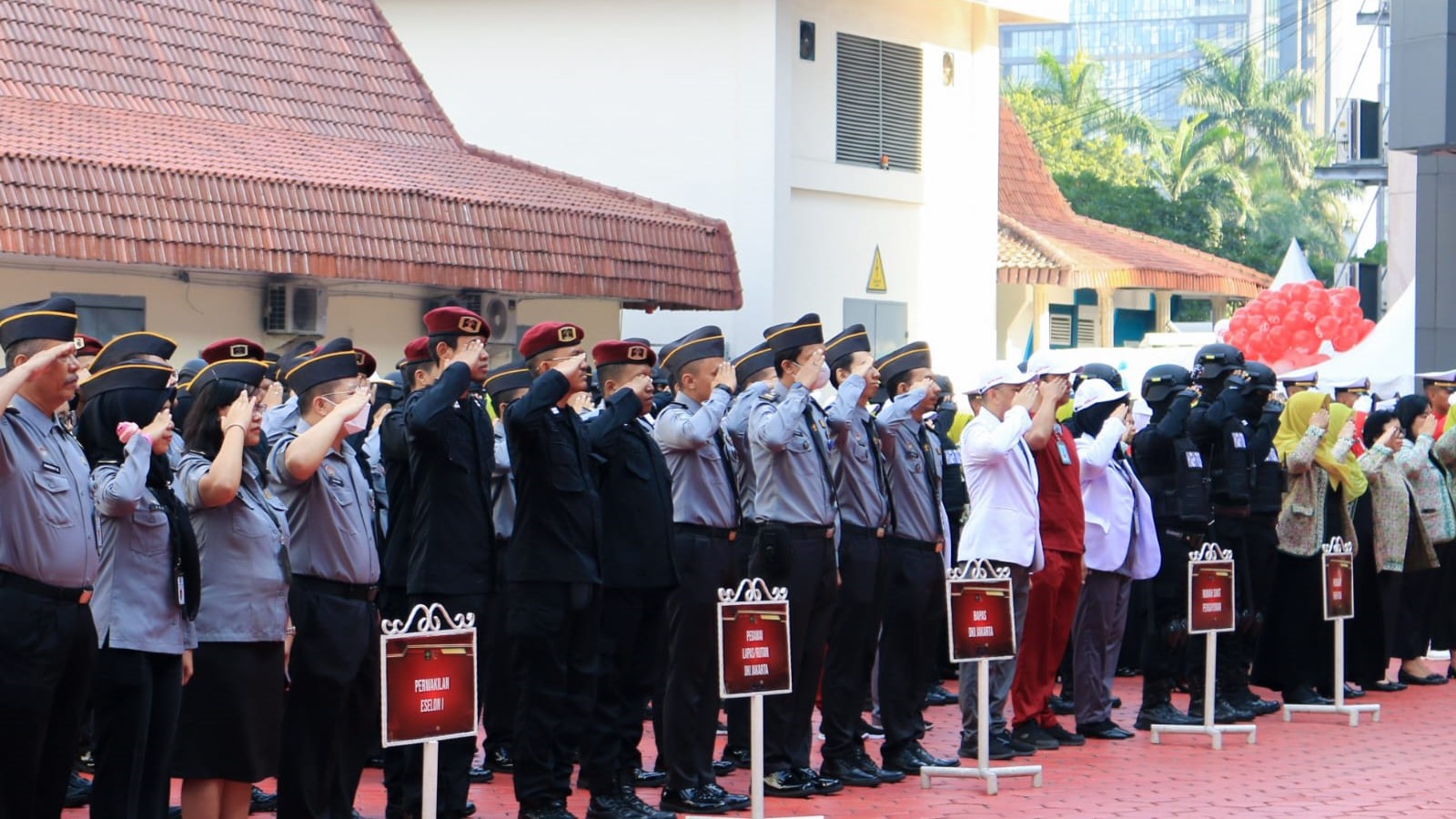 Bapas Kelas I Jakarta Barat Ikuti Upacara Hari Bakti Pemasyarakatan Ke-60